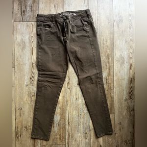 American eagle size 10 skinny brown jeans